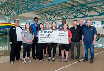 YMCA of Greensboro receives funds for water safety classes.