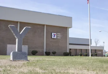 An exterior view of the Eden YMCA branch.