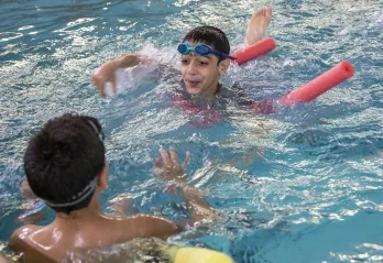 YMCA provides swim lessons to community members. 