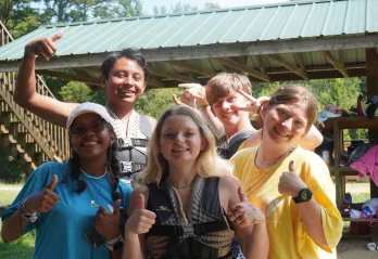 Teen Counselors at Camp Weaver