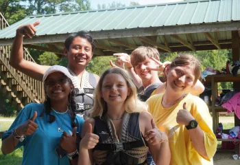 Teen Counselors at Camp Weaver