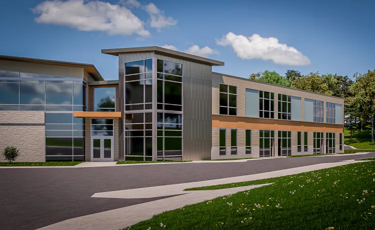 Hayes-Taylor Memorial YMCA childcare facility expansion rendering.