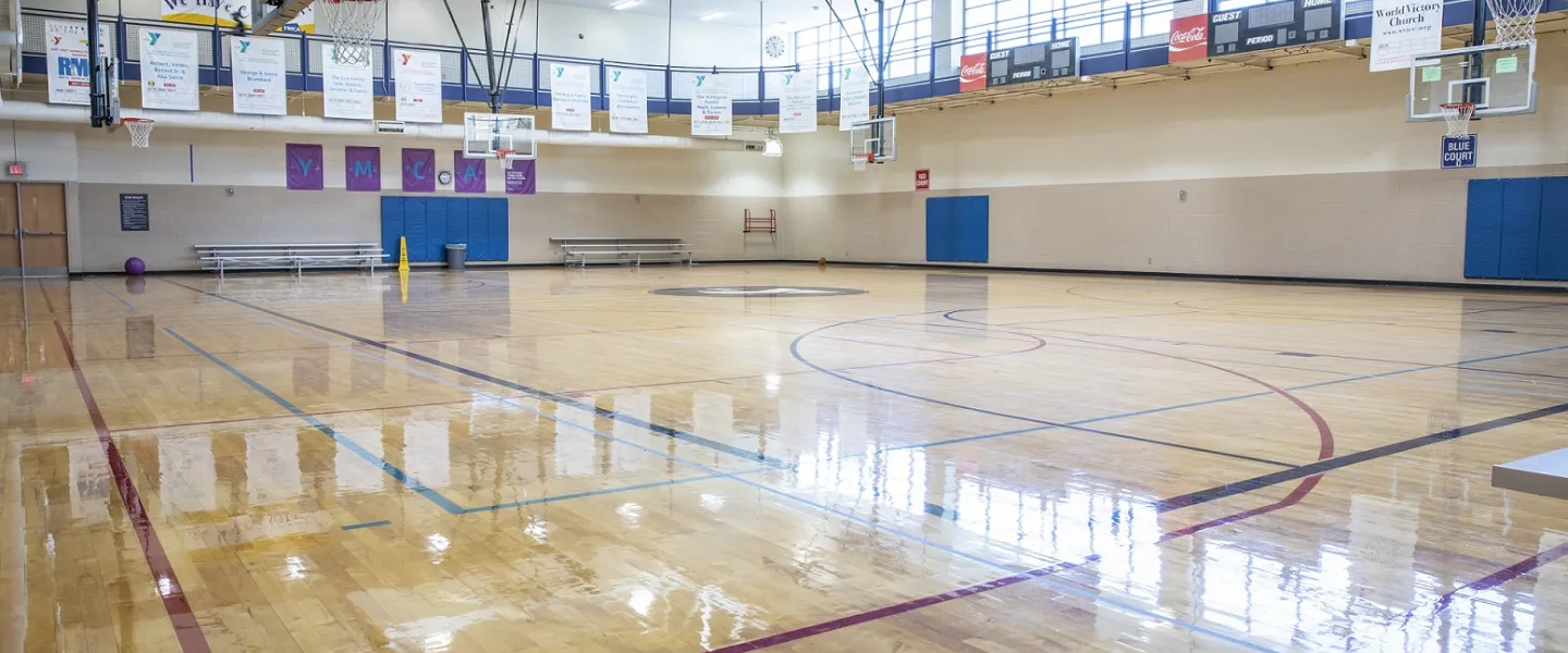 The gym at the Bryan YMCA.