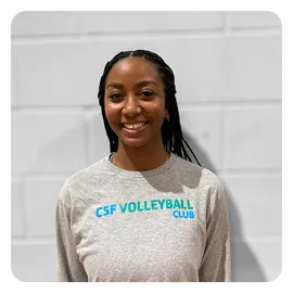 A photo of Khaira Bolden, Carolina Spike Force coach.
