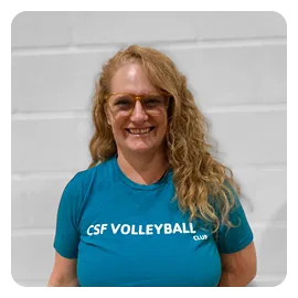 A photo of Miche Franken, Carolina Spike Force coach.