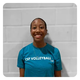 A photo of Natalie Moore, Carolina Spike Force coach.