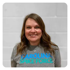 A photo of Heather Sorrell, Carolina Spike Force coach.