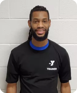 A portrait of Duwan Robertson, personal trainer at the Spears Y.