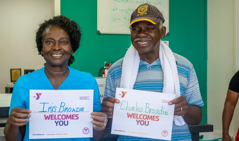 Charles Broadie at the YMCA of Greensboro