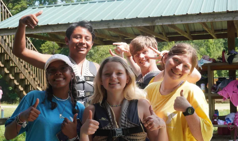 Teen Counselors at Camp Weaver