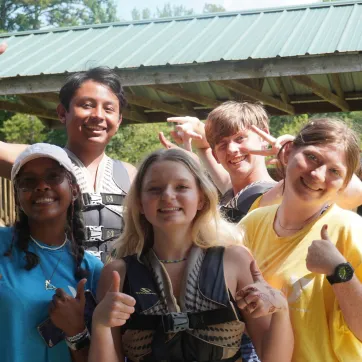 Teen Counselors at Camp Weaver