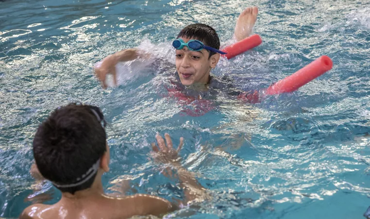 YMCA provides swim lessons to community members.