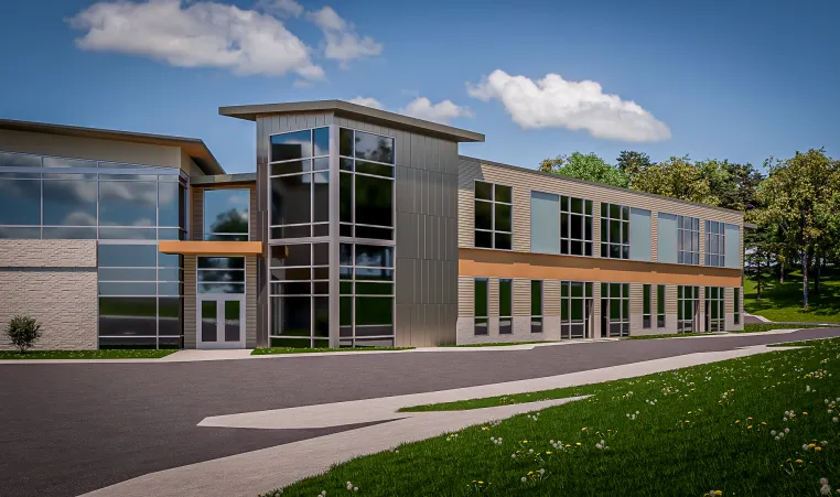 Hayes-Taylor Memorial YMCA childcare facility expansion rendering.