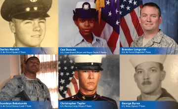 Y team members who are veterans.